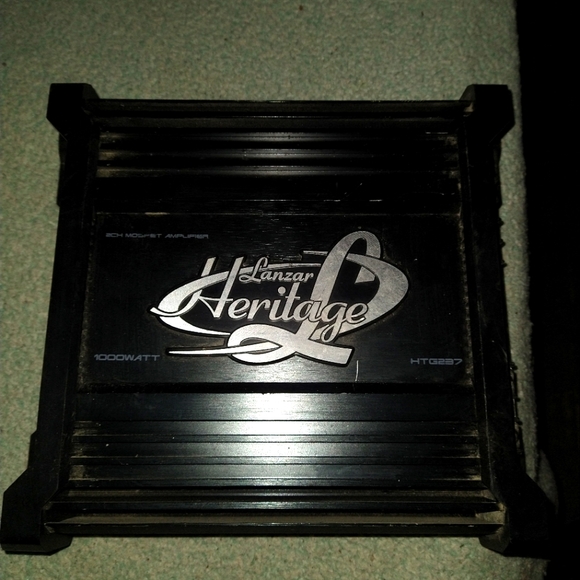 Lanzar HTG237 Heritage Series Class AB 2 Channel 1000w Sub Amplifier - Picture 1 of 4